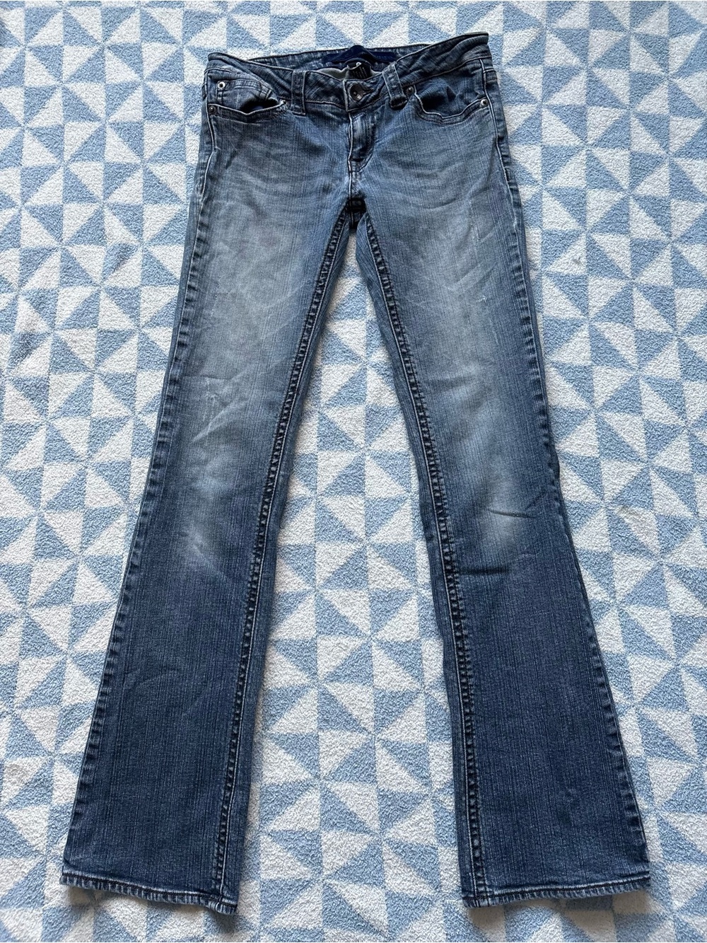 refuge Women's Medium Wash Flared Jeans